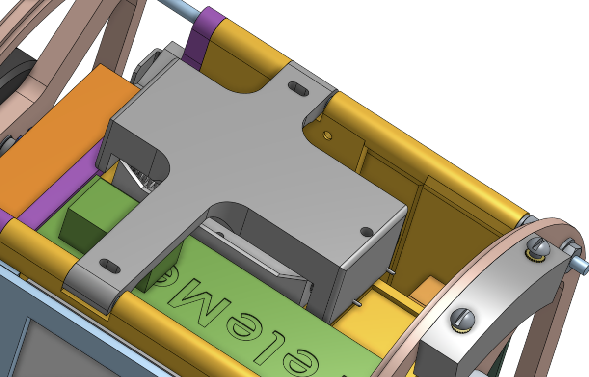 3D-printed battery retention sled installed in the NUSTARS ATLAS payload