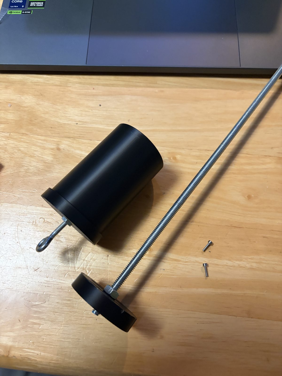 Printed electronics housing assembled with the flight boards mounted inside